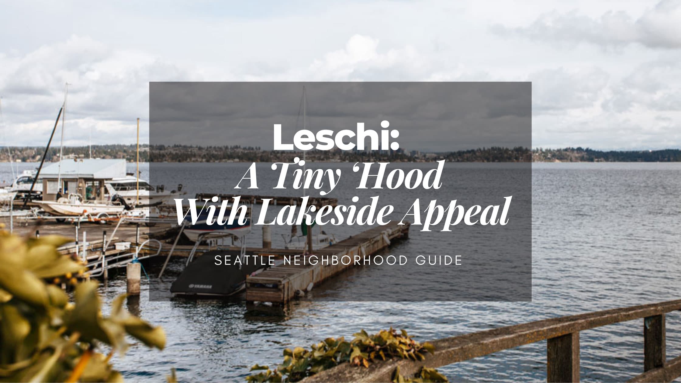 Leschi Seattle Mortgage Planners