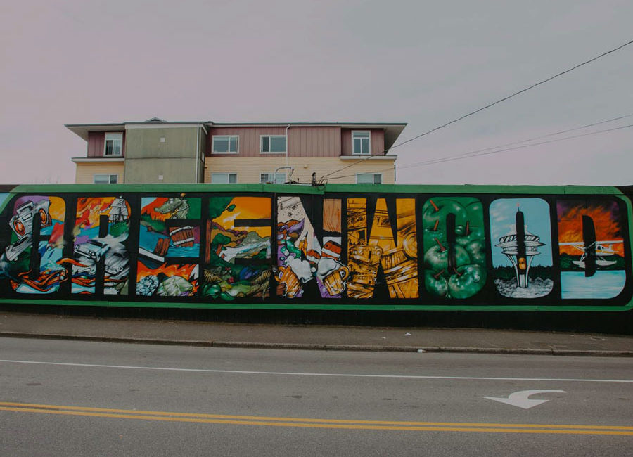 Greenwood mural.