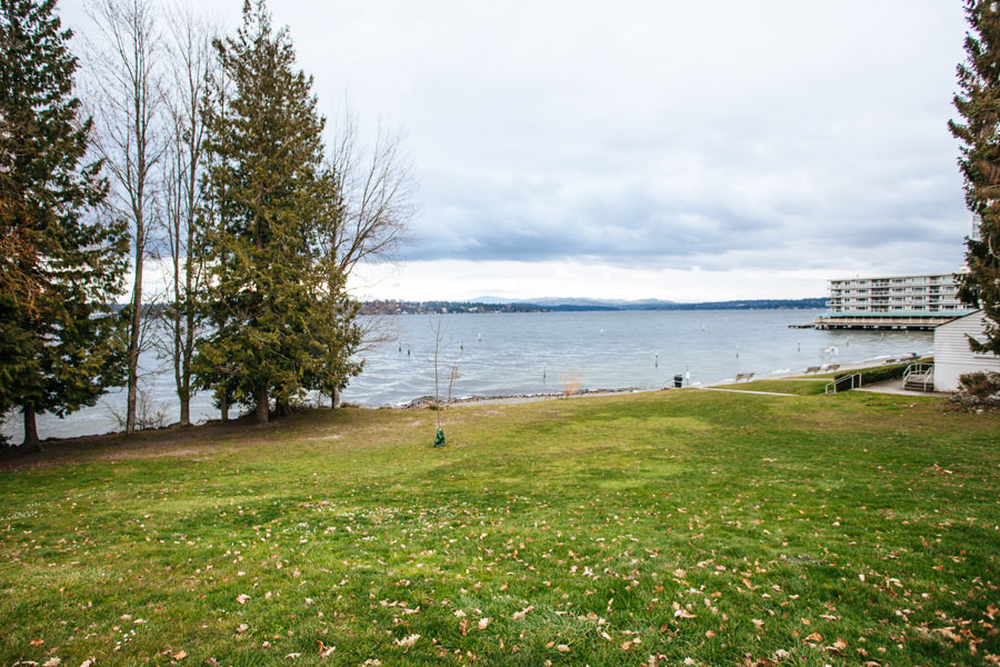 Lake view from across Madison Park.
