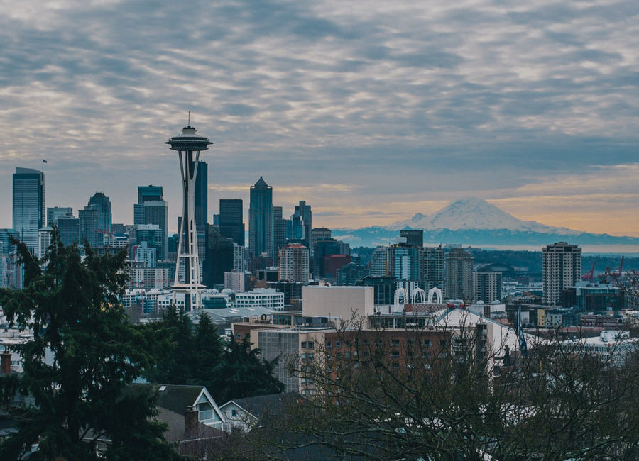 Seattle skyline from Queen Anne.